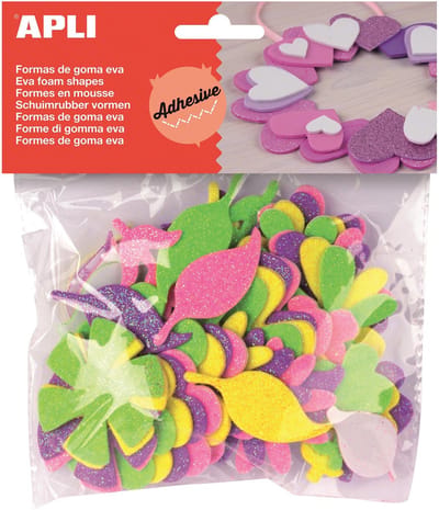 Apli Kids Schuimrubber vormen 48 stuks