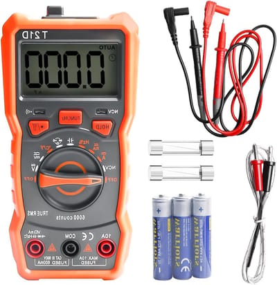 Digitale Multimeter - Spanningszoeker Stroommeter - Elektrische Metingen - 6000 Teller Nauwkeurig - 14.7 x 7.1 x 4.5 cm