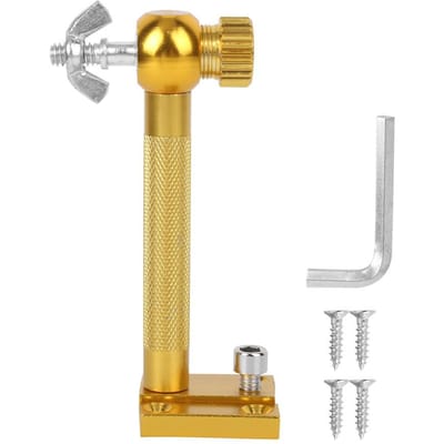Alliage d'Aluminium Léger Portable Universel Boîte Chaise de Pêche Support Lumière de Nuit Fournitures Accessoire d'Équipement Gold