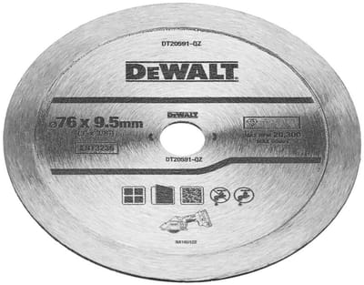 DeWalt DT20591-QZ - Diamentzaagblad voor Keramische Tegels - 76mm - Nat en Droog - Voor DCS438