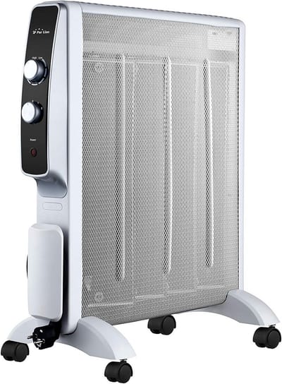 Elektrische Mica Paneel Radiator 2000W met Thermostaat en Wielen voor Snelle Verwarming