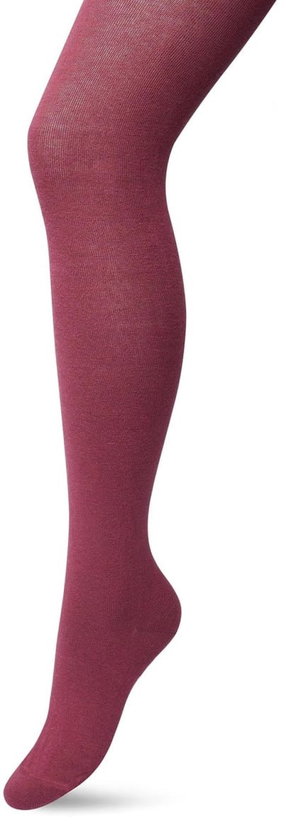 Bonnie Doon Biologisch Katoenen Maillot Dames Oud Roze maat 36/38 S - Uitstekende pasvorm - Gladde Naden - OEKO-TEX gecertificeerd - Bio Cotton Tights - Duurzaam en Huidvriendelijk Bio Katoen - Roze/Rood - Pink - Mesa Rose - BP051900.280