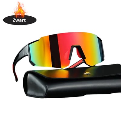 Livano - Festival Bril - Rave - Space - Techno - Freaky Glasses - Heren - Dames - Zonnebril - Zwart