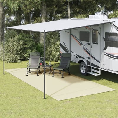 vidaXL - Tenttapijt - 5,5x2,5 - m - crèmekleurig