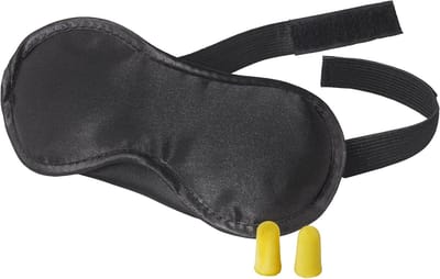 Slaapmasker - Oogmasker - Goede Nachtrust - Blokkeert Licht - 1 Stuk - Zwart