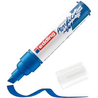 edding 5000 Acrylic "Acrylmarker - Wide" - Gentiaanblauw