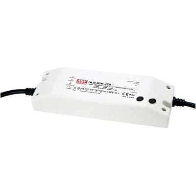 MW Mean Well MEAN WELL HLN-80H-24A LED-driver, LED-transformator Constante spanning, Constante stroomsterkte 81 W 3.4 A 14.4 - 24 V/DC Dimbaar,
