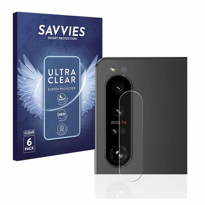 Savvies - Screenprotector voor Sony Xperia 1 IV (ALLEEN Camera Lens) - Folie Beschermfolie transparant 6 Stuks