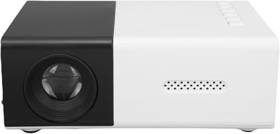 HD Projector 1080p met 6000 Lumen, Draagbaar Ontwerp voor Thuisbioscoop en Buitenactiviteiten, Perfect voor Films en Presentaties