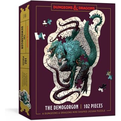 Dungeons & Dragons Mini Shaped Jigsaw Puzzle: The Demogorgon Edition - Dungeons & Dragons - Official Dungeons & Dragons Lice