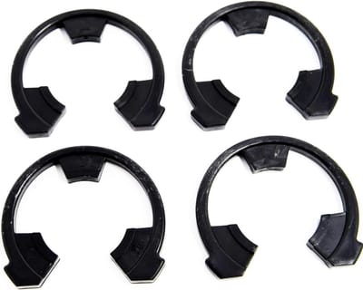 Waterontharder Clips - Vervangingsonderdelen Set - Waterkwaliteit Verbeteren - Directe Vervanging - 4 stuks - Zwart