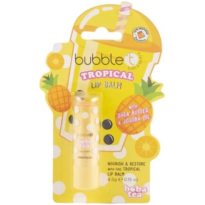 BubbleT | Lip balm in Tropical | Lippenbalsem in Tropical | Intense hydratatie | Sheaboter en Jojoba-olie