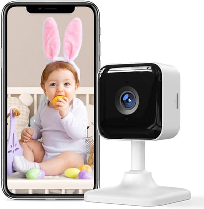Babyfoon met Camera - Video Babyfoon - Baby in de gaten - Nachtzicht en 2-weg audio - 1080P HD - Wit