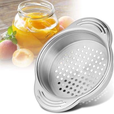 Dailygoods- Afdruiprek Roestvrij Staal - Afdruiprek Blikken - Afdruiprek Hittebestendig - Afdruiprek Ergonomisch - Afdruiprek Antislip - Eenvoudig in gebruik - Blikkenzeef