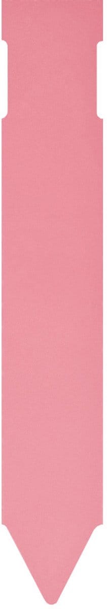 CombiCraft PVC steeketiketten op rol 17x100mm roze - per 3000 etiketten