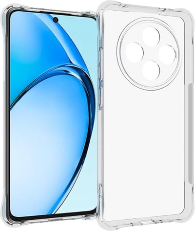Coverup Hoesje - Geschikt voor OPPO Reno12 F 5G Hoesje - Coverup TPU Back Cover met AirBag Corners - Transparant