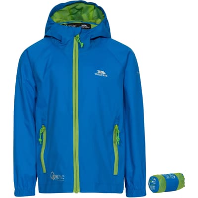 Trespass Childrens/Kids Qikpac Waterproof Packaway Jacket (Cobalt)