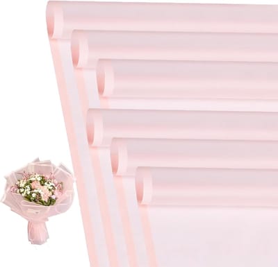 SnelShoppen - 40 Stuks Waterdicht Bloemenpapier Cadeaupapier 55x55 cm - Verpakken van Boeketten, Kunst en Handwerk, Creatief & Opvallend voor Feesten