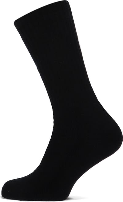 Basset Comfort - Merino Wol Sokken - Warme Sokken - Maat 35/38 - Zwart