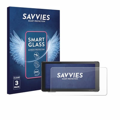 3 Stuks Savvies Screenprotector - geschikt voor Interphone RideSync Sync55 - beschermfolie glas transparant