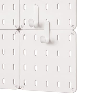 iDesign - Cade Haak Set van 2 Stuks - Kunststof - Wit