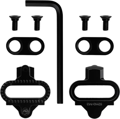 SPD Cleats voor Fietsschoenen, Compatibel met SM SPD Series Mountain Locking Pedalen, Antislip Fietsschoenplaatjes voor Shimano en MTB