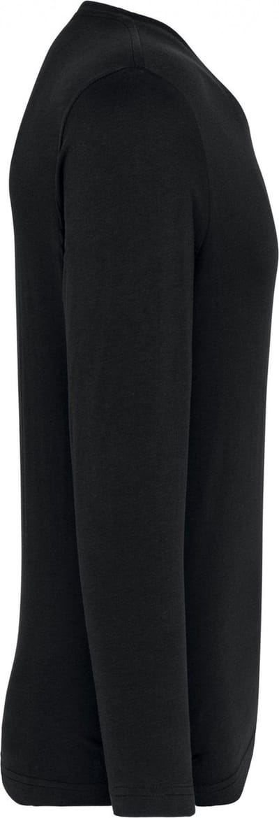 Kariban T-shirt ronde hals lange mouwen K359 - Black - M