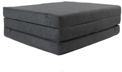 Opklapmatras voor Gasten - Ideaal Logeerbed, Campingbed, 180 x 65 x 7 cm, Grijs