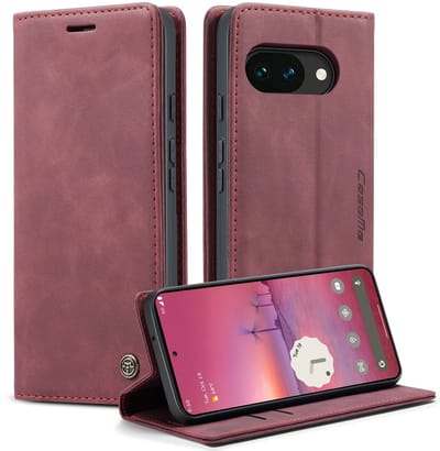 CaseMe Hoesje - Geschikt voor Google Pixel 10a Hoesje - CaseMe 013 Book Case - Bordeaux