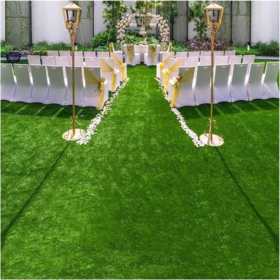 Kunstgrasmat Buiten - Nep Gazon Tapijt - Tuin Decoratie - UV Bestendig - 150 x 400 cm - Groen