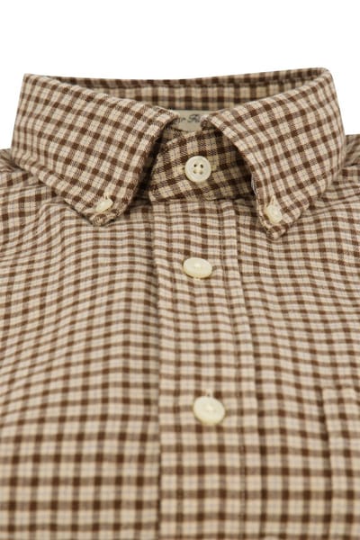 Gant casual overhemd bruin