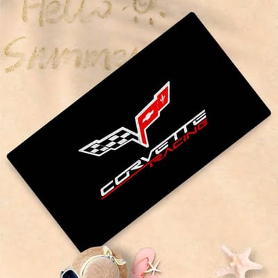 C-Corvettes Anime Strand Zwemhanddoek Zacht Absorberend Wasdoek Kindercadeaus Voor Kinderen Reizen Kamperen Sportschool W30*H60(CM)