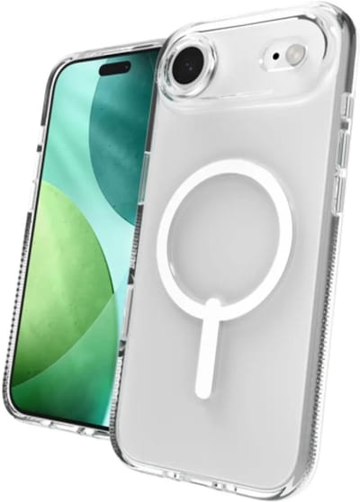 ZAGG Crystal Palace Snap Hoesje Geschikt voor Apple iPhone Air - Camera Control - 4M DropProof Back Cover - Compatibel met MagSafe en Qi2 - Clear