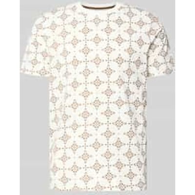 T-shirt Texture met Gevlochten Garens en Volledige Print s.Oliver