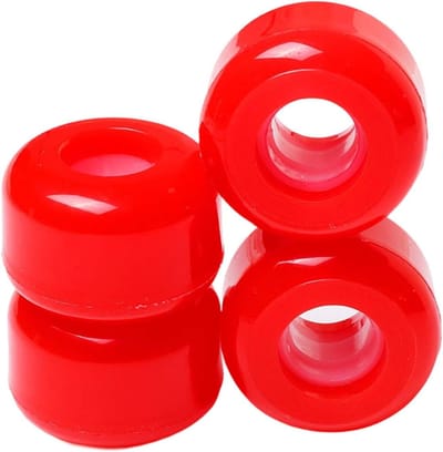 Skateboard Wielen - Longboard Wielen - Straat Skaten - Schokabsorberend Polyurethaan - 5.4 cm - Rood