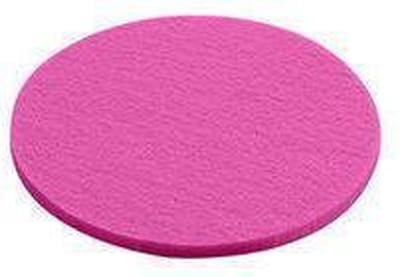 Daff Onderzetter - Vilt - Rond - 10 cm - Pink - Roze