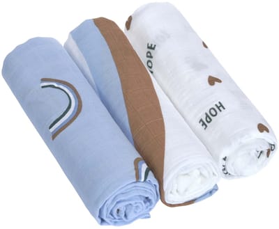Unyqoos ® Heerlijk Zachte Babydoeken Set van 3 voor Comfort en Veelzijdig Gebruik