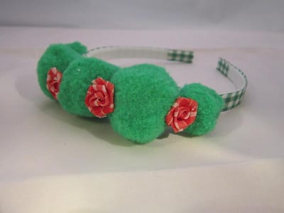 ZoeZo Design - Diadeem - haarband - Sarah - groen - rood - one size - kinderen
