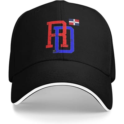 Dominicaanse Republiek Rd Vlag Trots Baseballpet Wandelen Vissen Klassieke Print Zon Truckerpet Vrouw Man Verstelbare Snapback Pet One Size