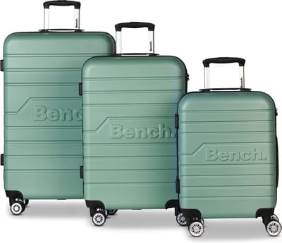 Bench Seattle 4 wielen Kofferset 3-delig - Harde bagage - TSA slot - graugrün