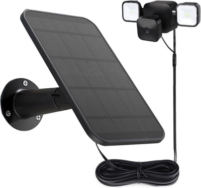 Zonnepaneel voor Draadloze Buitenbeveiligingscamera met Lange Kabel