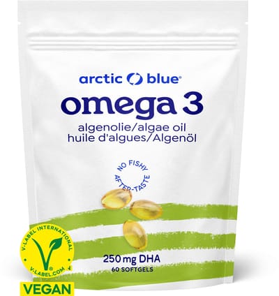 Arctic Blue - Omega 3 Algenolie - DHA - Vegan - 60 capsules