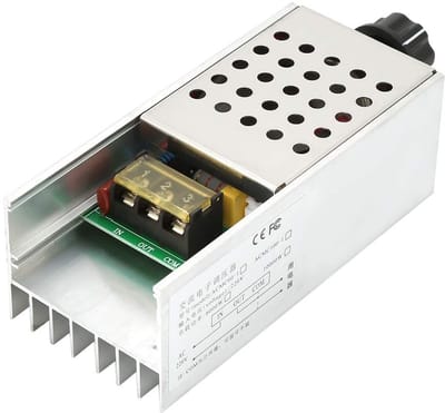 Dailygoody - Voltage Regulator Dimmer 6000W - AC 220V - Temperatuur- en Snelheidscontroller - Voor Elektrische Toepassingen - Stroombeheer - Energie-e...