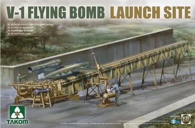 Takom Modelbouwpakket Militaire voertuigen - 2152 V-1 Flying Bomb Launch Site Plastic - 1:35 - Modelbouw