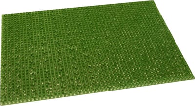 Intrada Nederland Groene deurmat - kunststof - vuilafschrapend - 40 x 60 cm