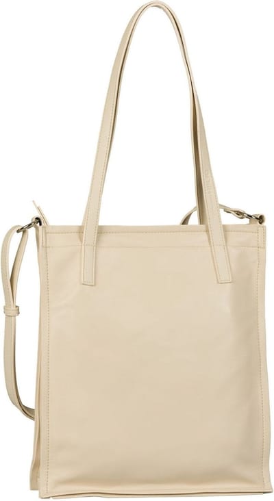 TOM TAILOR Schoudertas Evelin Zip Shopper Cream-White Beige