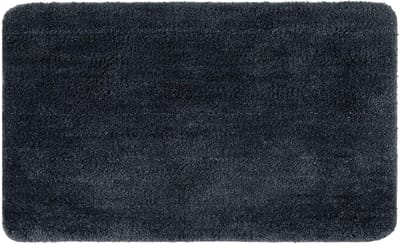 STAR&STER Badmat 50x80 cm – Donkergrijs – Antislip & Absorberend – Zachte Wasbare Voetmat voor Badkamer, Slaapkamer & Woonkamer