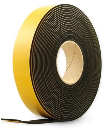 Zelfklevende rubber tape voor akoestische en thermische isolatie - 10M x 5CM x 3MM