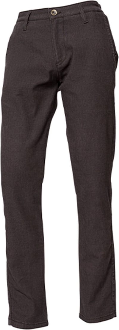 ROKKER Tweed Chino Tapered Slim Donkergrijs - Broek