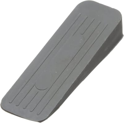Wigstopper voor zware antislipdeuren - 120 x 40 mm - grijs - 2 stuks